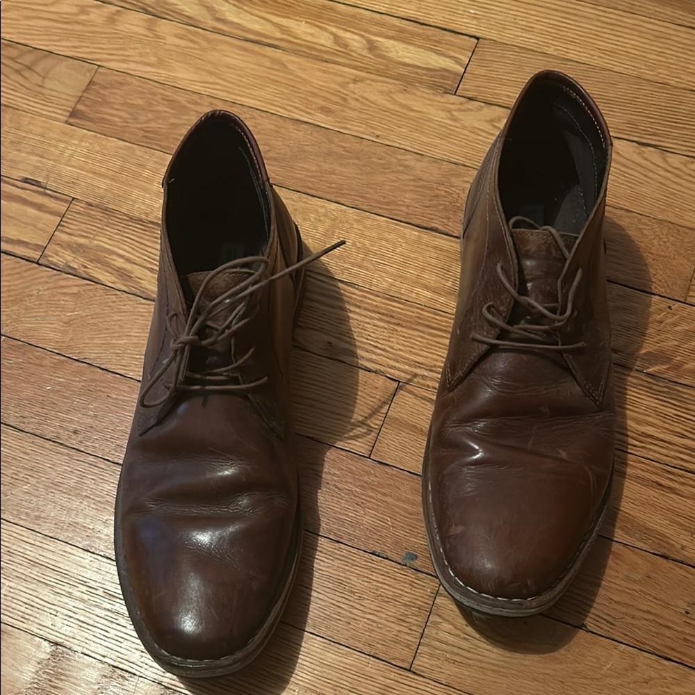 Men's Brown Leather Shoes